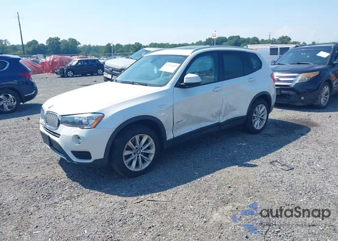 2016 BMW X3 xDrive28I from USA, damaged, VIN 5UXWX9C51G0D87462